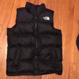 Men’s Black North Face Vest